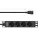 EAN 4043718303007 - InLine 16421J limitador de tensión Negro 4 salidas AC 2 m imagen 3
