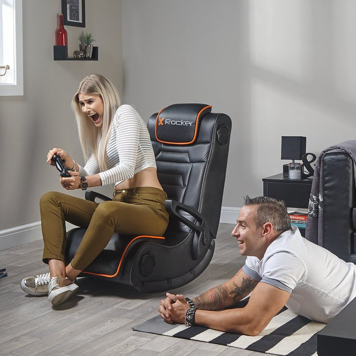 EAN 94338511338 - X Rocker Sentinel Silla gaming Asiento acolchado tapizado Negro, Naranja imagen 8