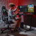 EAN 0094338512663 - X Rocker 5126601 silla para videojuegos Butaca para jugar Asiento acolchado Negro, Rojo imagen 4