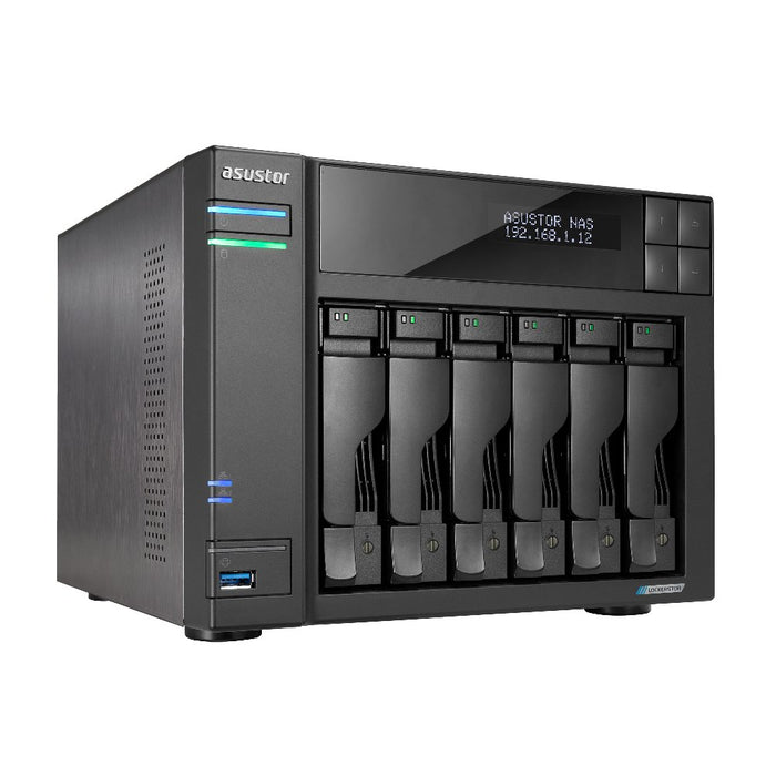 EAN 4710474831753 - Asustor LOCKERSTOR 6 Gen2 NAS Escritorio Intel® Celeron® N5105 8 GB DDR4 Unidad de disco duro ADM Negro imagen 2