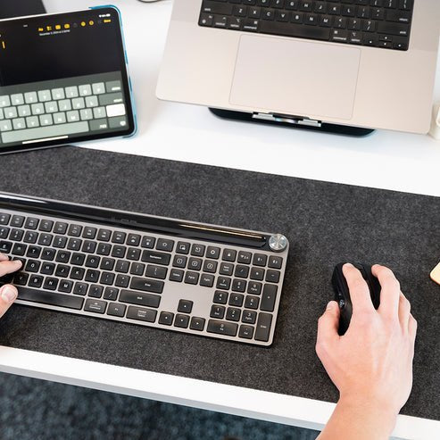 EAN 810119072252 - JLab Mouse 2 ratón Oficina Mano derecha Bluetooth + USB Type-C Óptico 2400 DPI imagen 6