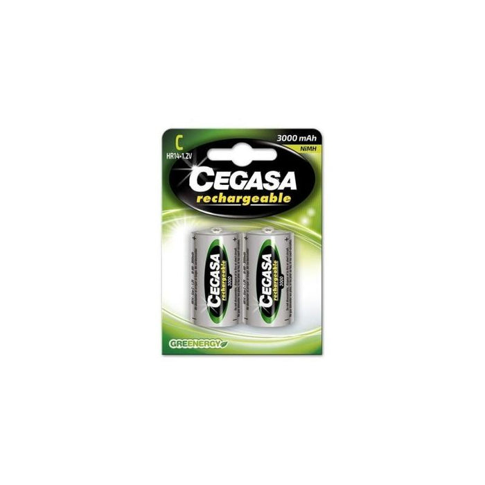 Cegasa Rechargeable Pack De 2 Pilas Recargables Hr14 C 3000mah