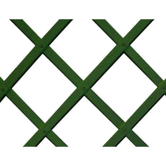 Celosia De Plastico 0,5 X 1,5 M Color Verde Perfil De Listones 22 X 6 Mm