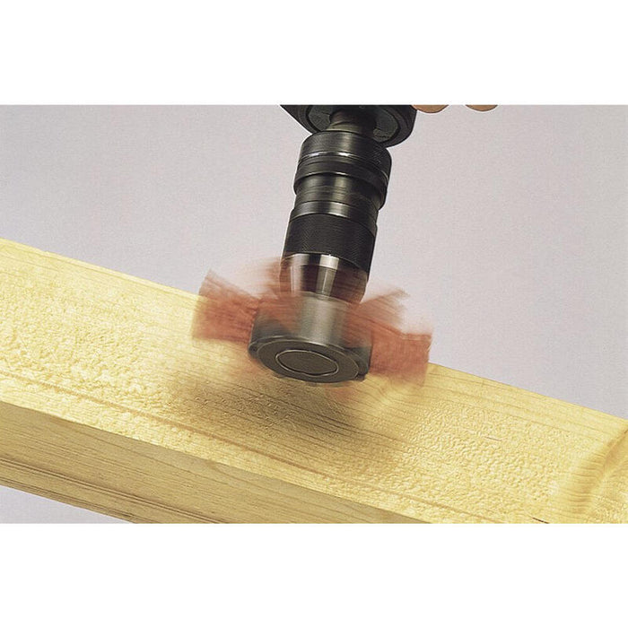 Cepillo De Abanico De Alambre De Nylon Vástago Hexagonal Ø100 X 20 Mm