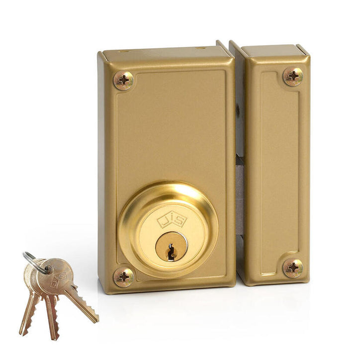 Cerradura De Sobreponer Solo Llave. Derecha Jis 33-6d Jis