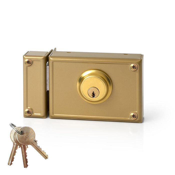 Cerradura De Sobreponer Solo Llave. Izquierda Jis 11-12i Jis