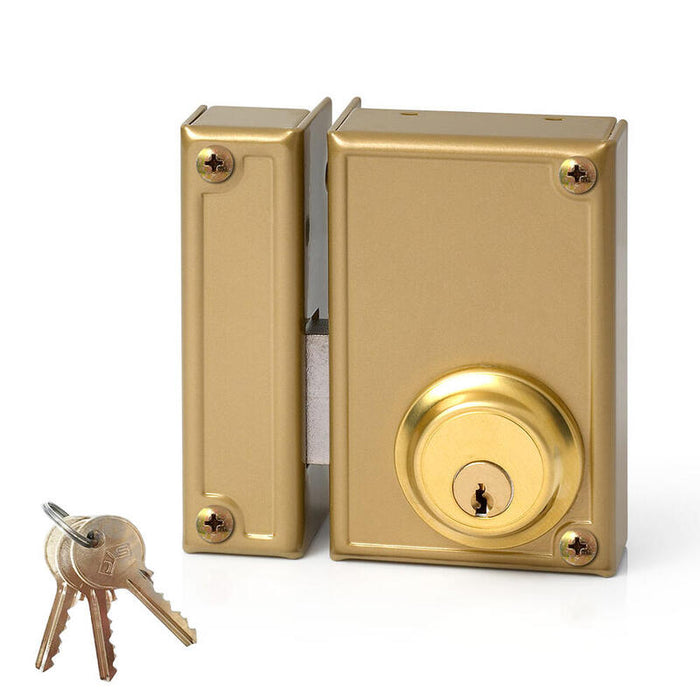 Cerradura De Sobreponer Solo Llave. Izquierda Jis 33-7i Jis