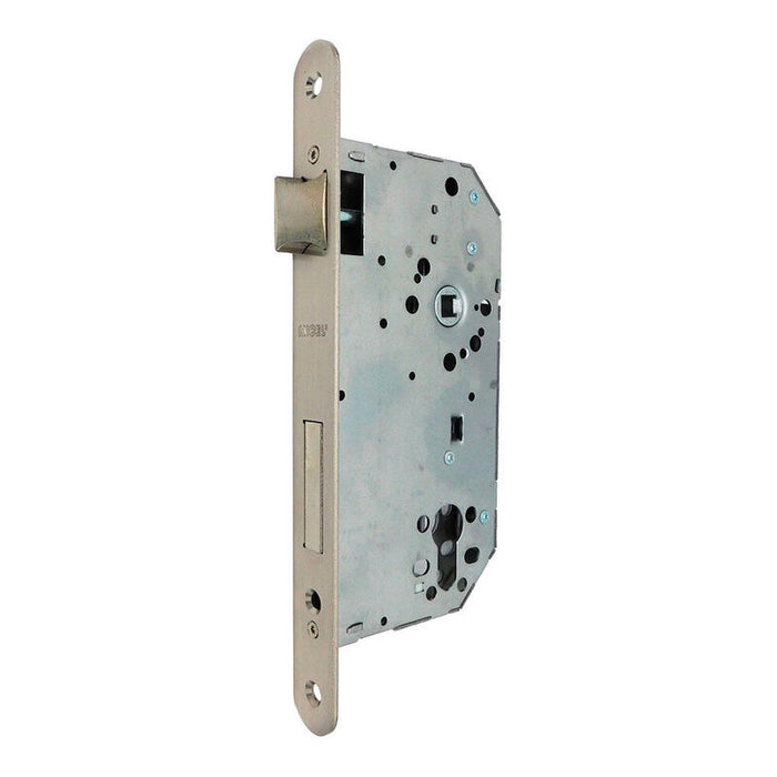 Cerradura Embutir C/R Cre06 60/85 Mm Níquel Satinado