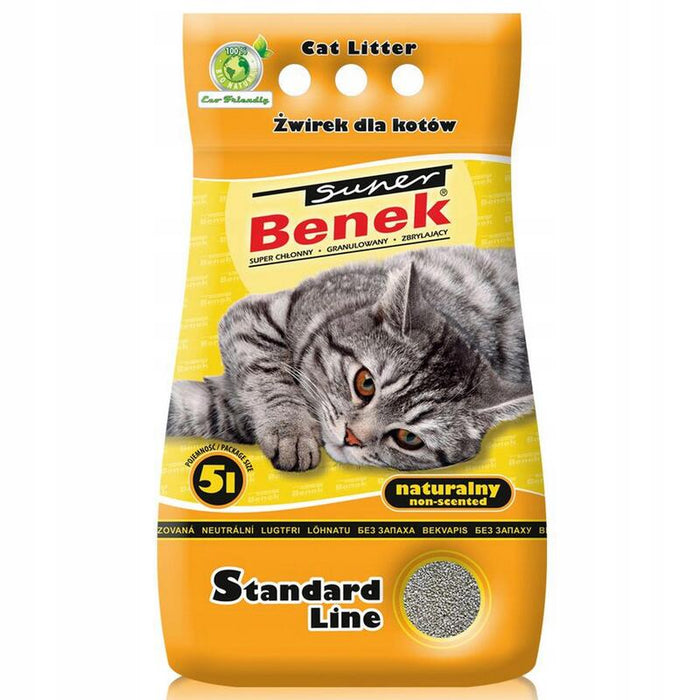 Certech Super Benek Standard Natural - Arena Aglomerante Para Gatos 5l