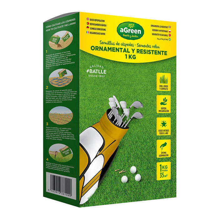 Césped Ornamental Y Resistente 1 Kg