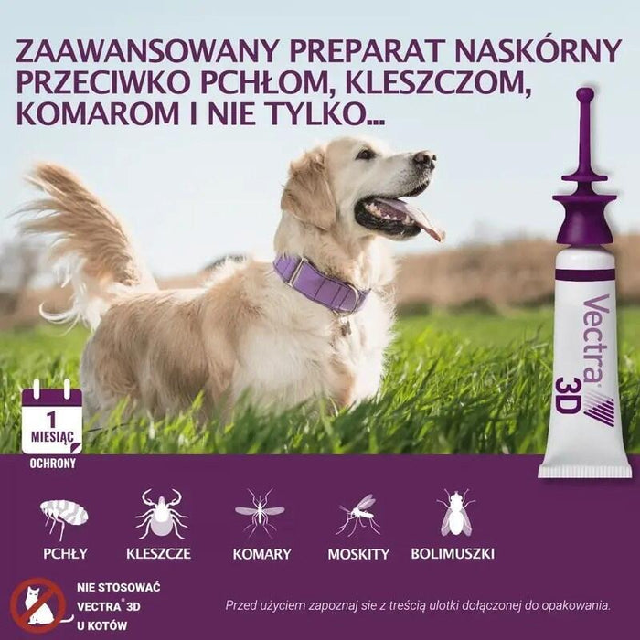 Ceva Vectra 3d Para Perros Powyzej 40kg Pipety 3szt