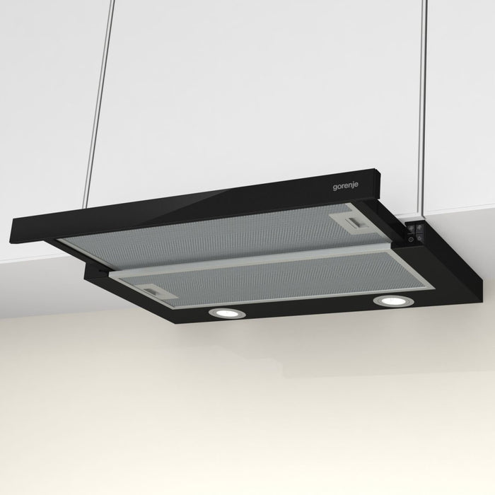 EAN 3838782388453 - Gorenje TH62E4BG Semintegrada (extraíble) Negro 450 m³/h imagen 6