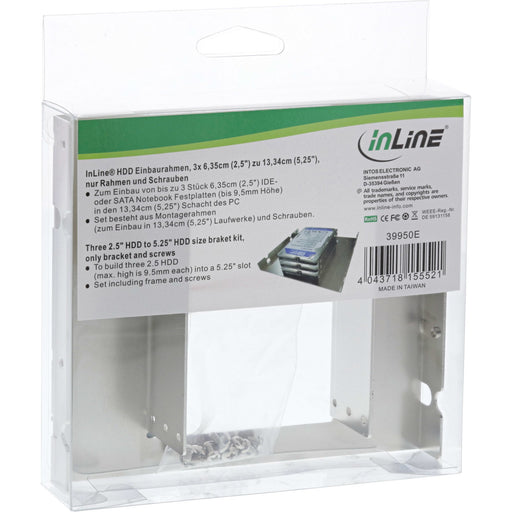 EAN 4043718155521 - InLine 39950E kit de montaje Gris imagen 2