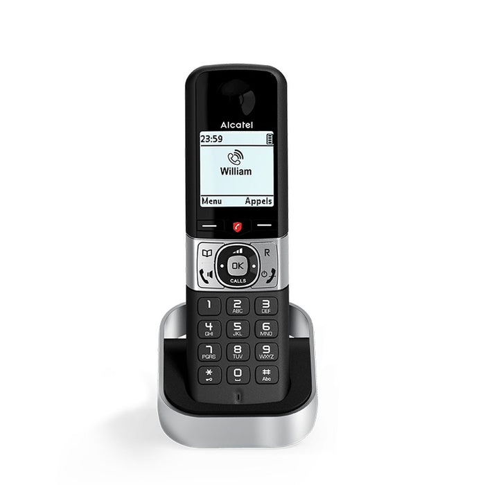 EAN 3700601422856 - Alcatel F890 Teléfono DECT Identificador de llamadas Negro, Plata imagen 5