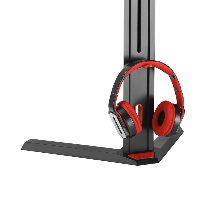 EAN 8433281009745 - TooQ DB1402TN-B soporte para monitor 68,6 cm (27") Escritorio Negro, Rojo imagen 8