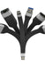 EAN 8059018367928 - Techly ICOC-USBC-FL-U4 cable USB USB4 Gen 2x2 0,124 m Negro imagen 3