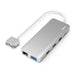 EAN 4047443458124 - Hama 00200133 base para portátil y replicador de puertos USB 3.2 Gen 1 (3.1 Gen 1) Type-C Plata, Blanco imagen 1