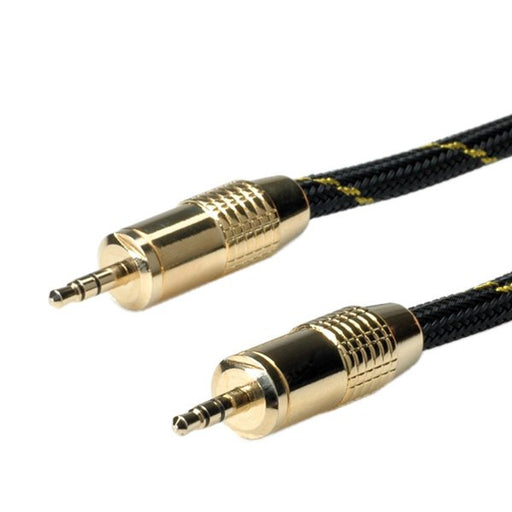 EAN 7611990112135 - ROLINE 11.09.4285 cable de audio 5 m 3,5mm Negro imagen 1