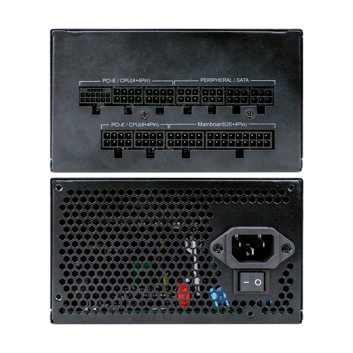 EAN 8436556142970 - CoolBox DG-PWS850-MGL5 unidad de fuente de alimentación 20+4 pin ATX Negro imagen 2