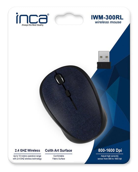 EAN 8697980470217 - Inca IWM-300RL ratón Oficina Ambidextro RF inalámbrico Óptico 1600 DPI imagen 7