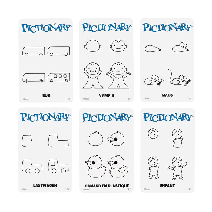 EAN 0194735290932 - Games Pictionary 30 min Juego de mesa Dibujo imagen 4