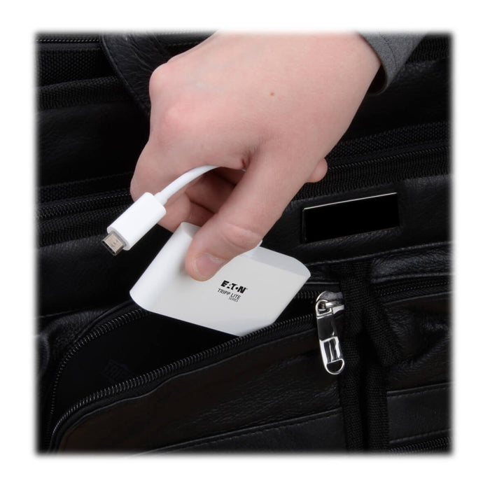 EAN 0037332193773 - Tripp Lite U460-004-4A-C hub de interfaz USB 3.2 Gen 1 (3.1 Gen 1) Type-C 5000 Mbit/s Blanco imagen 4