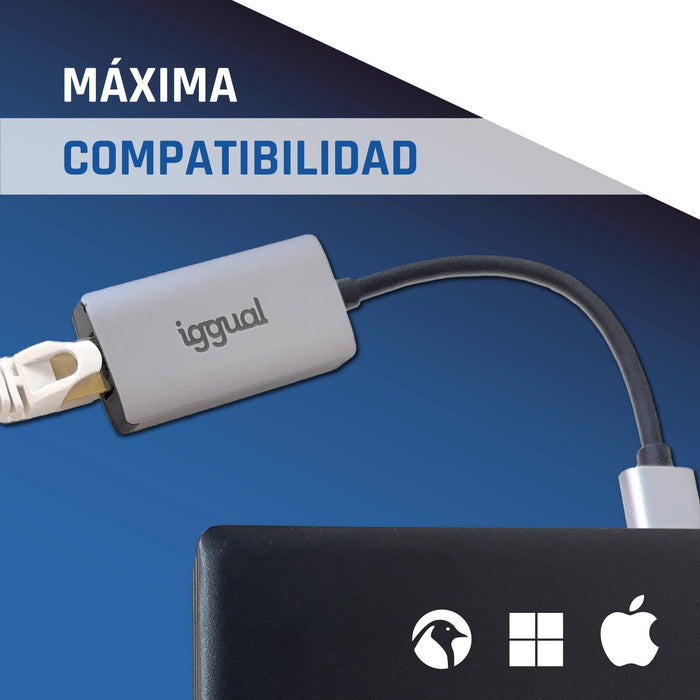 EAN 8435364318447 - iggual IGG318447 adaptador y tarjeta de red Ethernet 1000 Mbit/s imagen 5