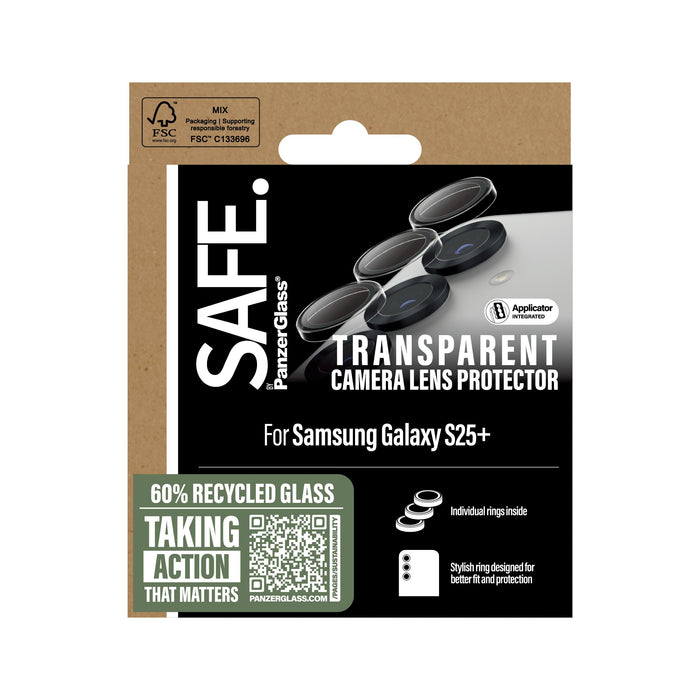 EAN 5715685017728 - PanzerGlass SAFE. by ® Camera Lens Protector Transparent Samsung Galaxy S25+ Protector de pantalla 1 piez imagen 3