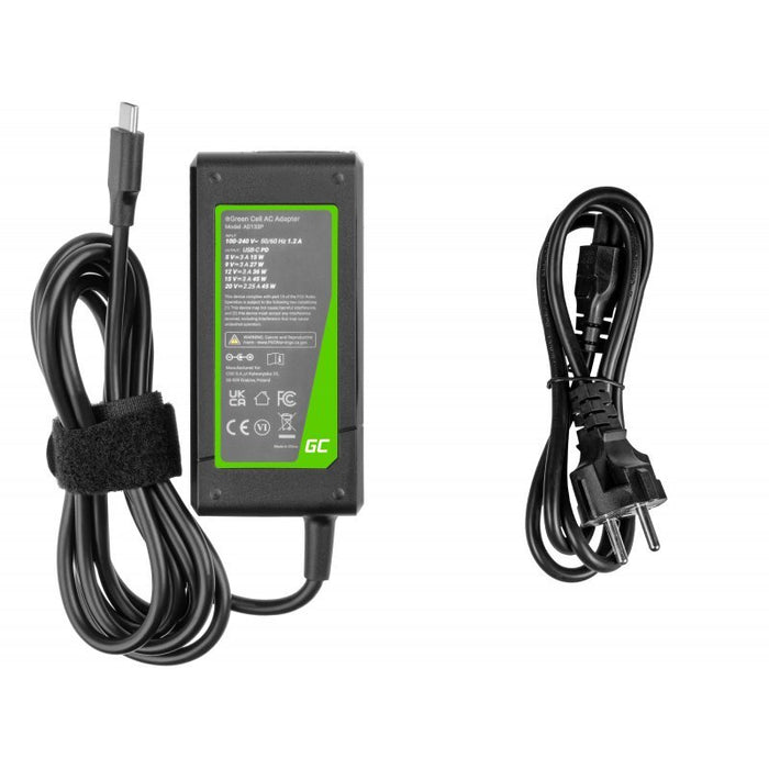 EAN 5904326372016 - Green Cell AD133P adaptador e inversor de corriente Interior 45 W Negro imagen 4