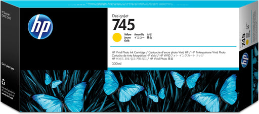 EAN 0725184104657 - HP 745 300-ml DesignJet Yellow Ink Cartridge cartucho de tinta 1 pieza(s) Original Alto rendimiento (XL) imagen 1