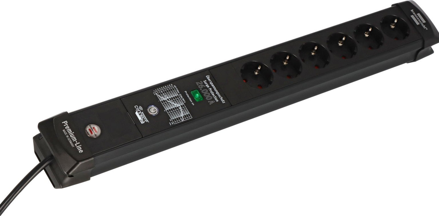 EAN 4007123691388 - Brennenstuhl 1951160611 regleta inteligente 6 salidas AC 1,8 m Negro imagen 6