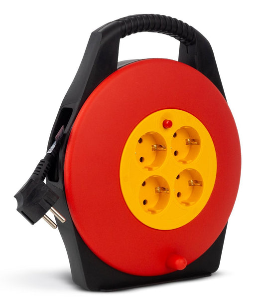 EAN 5999097988962 - Entac ESCRG4-10 base múltiple 10 m 4 salidas AC Negro, Amarillo, Rojo imagen 1