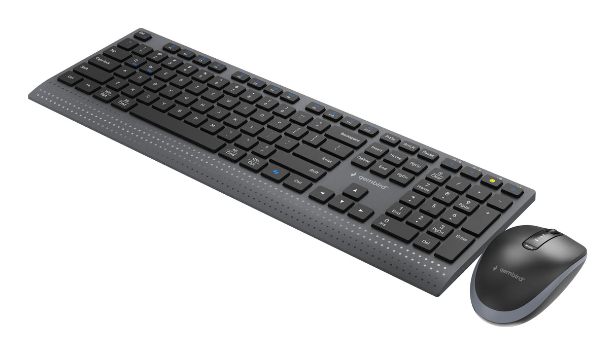 EAN 8716309136891 - Gembird KBS-WPS-02 teclado Ratón incluido Hogar / Oficina RF Wireless + Bluetooth QWERTY Internacional de imagen 3