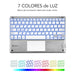 EAN 8436586740603 - SUBBLIM TECLADO SMART BACKLIT TOUCHPAD BLUETOOTH SILVER QWERTY Español Plata, Blanco imagen 5