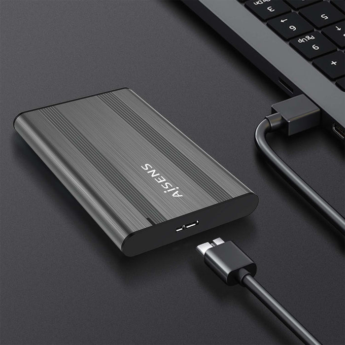 EAN 8436574709391 - AISENS ASE-2526GR caja para disco duro externo Caja de disco duro (HDD) 2.5" USB con suministro de corrie imagen 4