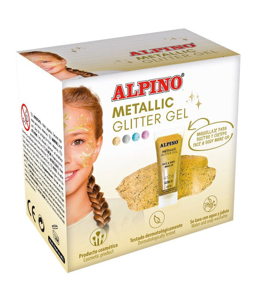 EAN 8413240613237 - Alpino DL000612 purpurina cosmética Oro 14 ml imagen 1
