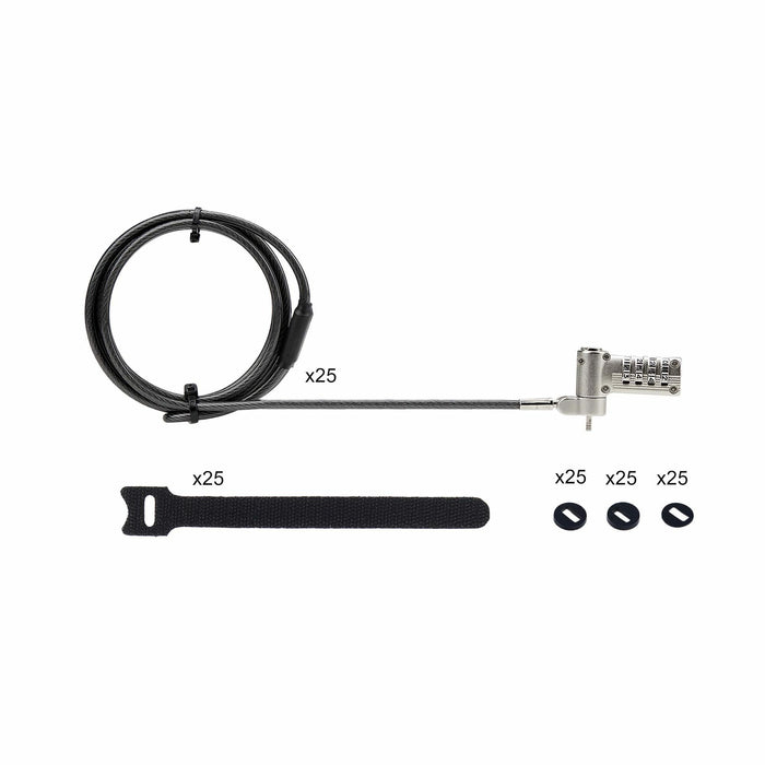 EAN 65030908436 - StarTech.com UNIVCS25-LAPTOP-LOCK cable antirrobo Negro, Plata 2 m imagen 12