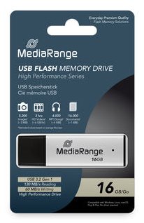 EAN 4260664872153 - MediaRange MR1899 unidad flash USB 16 GB USB tipo A 3.2 Gen 1 (3.1 Gen 1) Negro, Plata imagen 3
