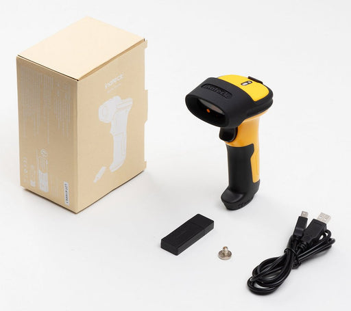 EAN 6976521111270 - Inateck P6-AI Lector de códigos de barras portátil 1D Laser Negro, Amarillo imagen 2