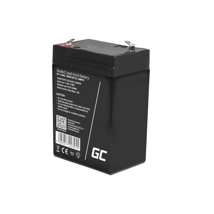 EAN 5903317223955 - Green Cell AGM15 batería para sistema ups Sealed Lead Acid (VRLA) 6 V 4 Ah imagen 3