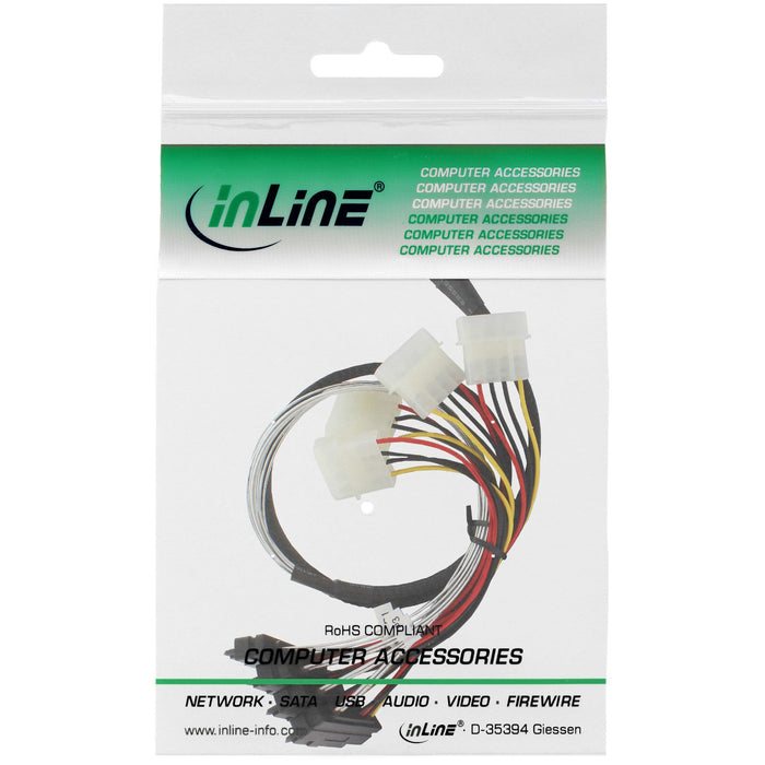 EAN 4043718122745 - InLine 27621 cable Serial Attached SCSI (SAS) 0,75 m Multicolor imagen 2