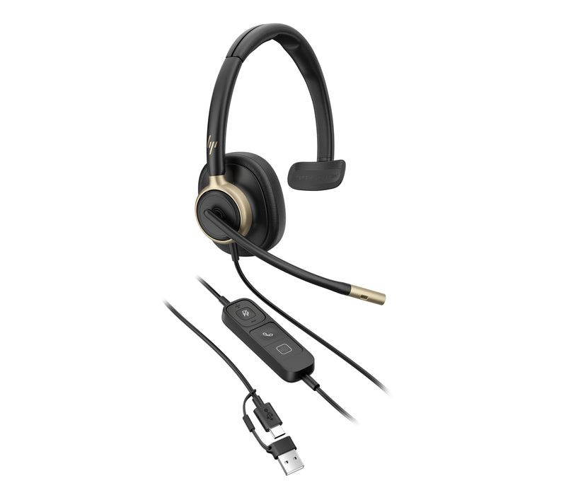 EAN 0199251821813 - HP Poly Mission 815 Monaural USB Wired Headset Negro imagen 17
