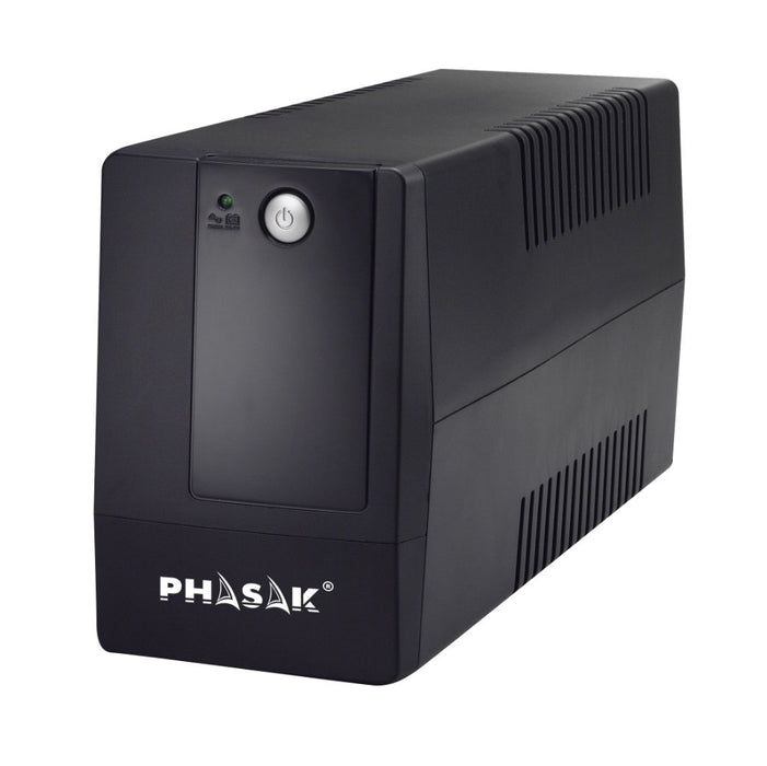 EAN 5605922010448 - Phasak Basic sistema de alimentación ininterrumpida (UPS) Línea interactiva 0,6 kVA 360 W 2 salidas AC imagen 3