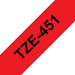 EAN 4977766686358 - Brother TZE-451 cinta para impresora de etiquetas Negro sobre rojo TZ imagen 1