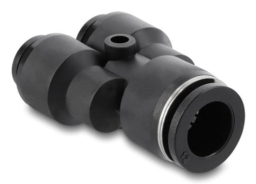 EAN 4043619607532 - DeLOCK 60753 acoplamiento y conector para máquina neumática Negro Metal, Plástico Rosca interior (hembra) imagen 1