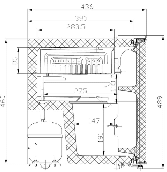 EAN 5902510694005 - Manta MM515PBK frigorífico Independiente 46 L Negro imagen 10