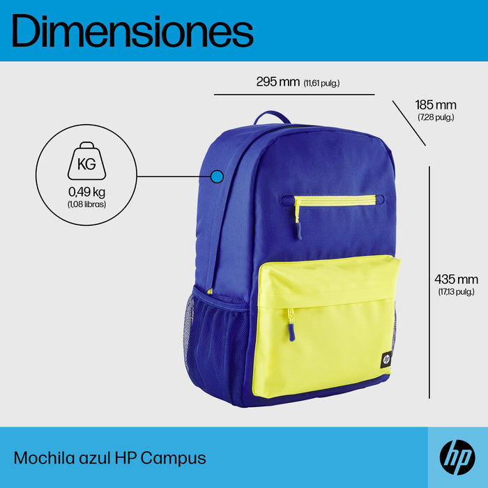 EAN 0197192487624 - HP Campus 39,6 cm (15.6") Azul, Amarillo imagen 4