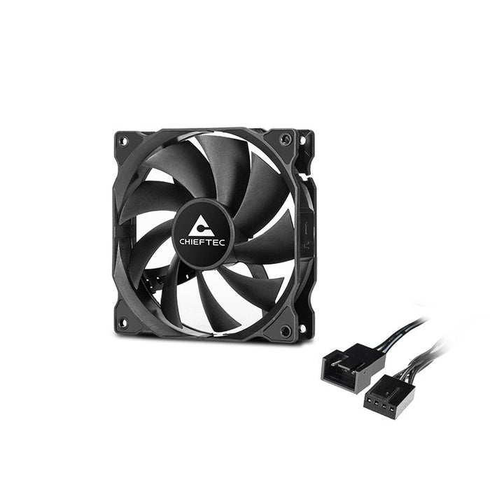 EAN 0753263078650 - Chieftec ZF-1225PWM sistema de refrigeración para ordenador Carcasa del ordenador Ventilador 12 cm Negro  imagen 2