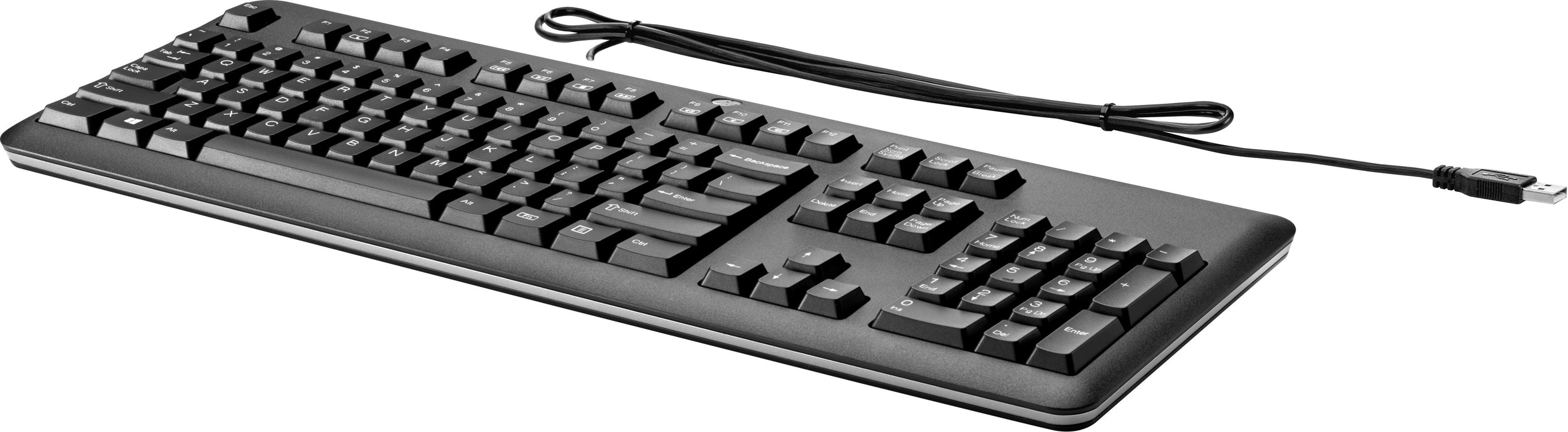 EAN 0887111276803 - HP USB Keyboard for PC teclado Oficina Negro imagen 1