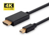 EAN 5704174123071 - Microconnect MDPHDMI1B-4K adaptador de cable de vídeo 1 m Mini DisplayPort HDMI tipo A (Estándar) Negro imagen 1